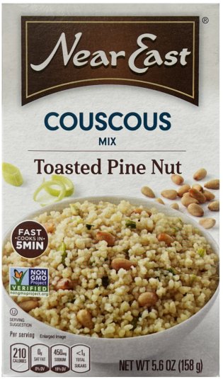 NEAR EAST COUSCOUS MIX TOASTED PINE NUTS (image for) NEAR EAST COUSCOUS MIX TOASTED PINE NUTS
